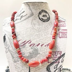 ⚜️Vintage ⚜️ Red rope necklace